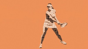 コレステロール下げる運動のテニス画像